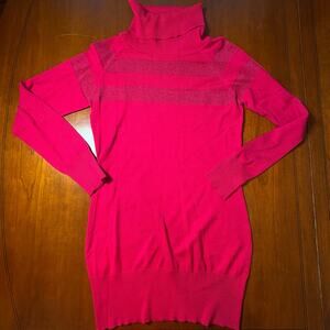 SayWhat Pink Sweater Size Large